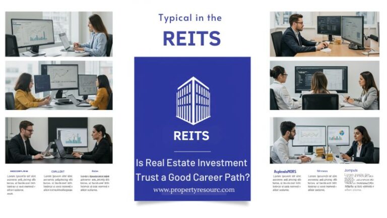 Employees working at computer desks analyzing Is Real Estate Investment Trusts a Good Career Path?
