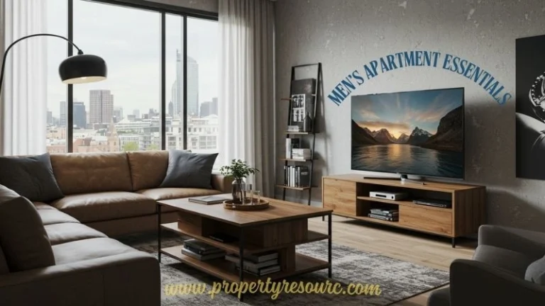 men's apartment essentials